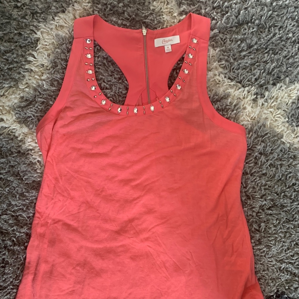 Medium jeweled sleeveless top